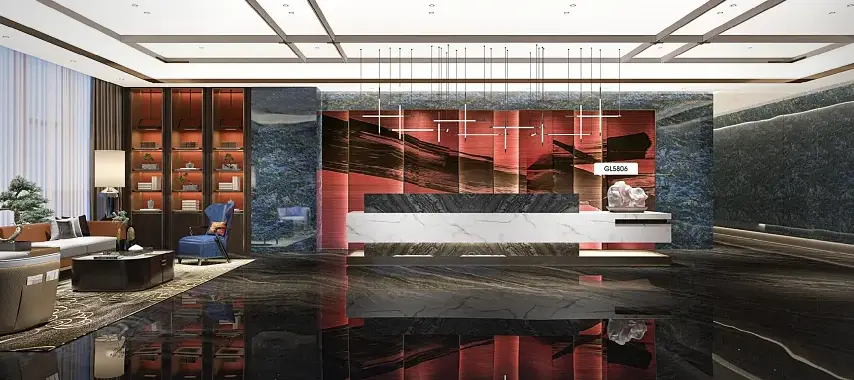 Kaasaegne disain Marble PVC filmirull